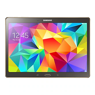 Samsung galaxy tab s t805. a tablet with colorful background colors,